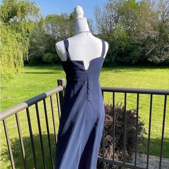 Chiffon Dress - Navy - size 14 - Picture 10 of 15